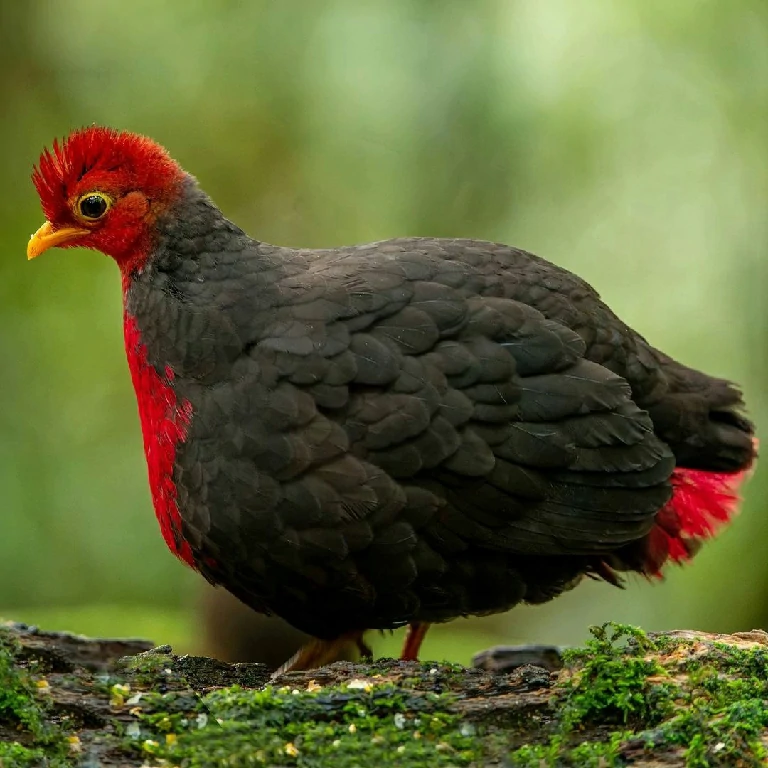 caracteristicas do perdiz-de-cabeca-carmim